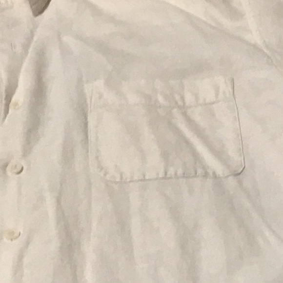 George Linen Blend Mens Casual Button Down Shirt - Picture 2 of 10